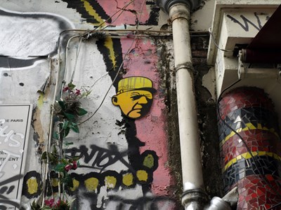 photo graffiti Paris 20eme arrondissement